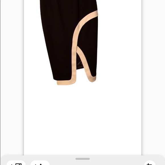 Black Halo Dress Black & White Sheath Dress size 8 - Picture 3 of 13